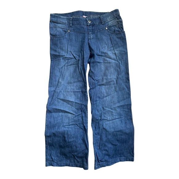 Y2K miss miss By Valentina Blue Wide Leg Jeans Size: M (10) - Picture 7 of 8